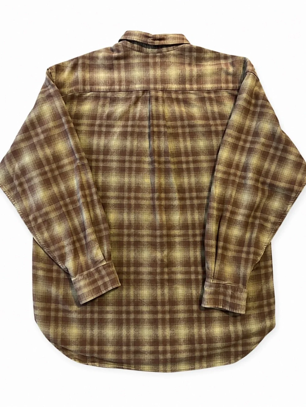Banana Republic Men’s Large Plaid Button Front Shirt